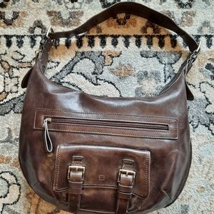 Shoulder faux leather purse